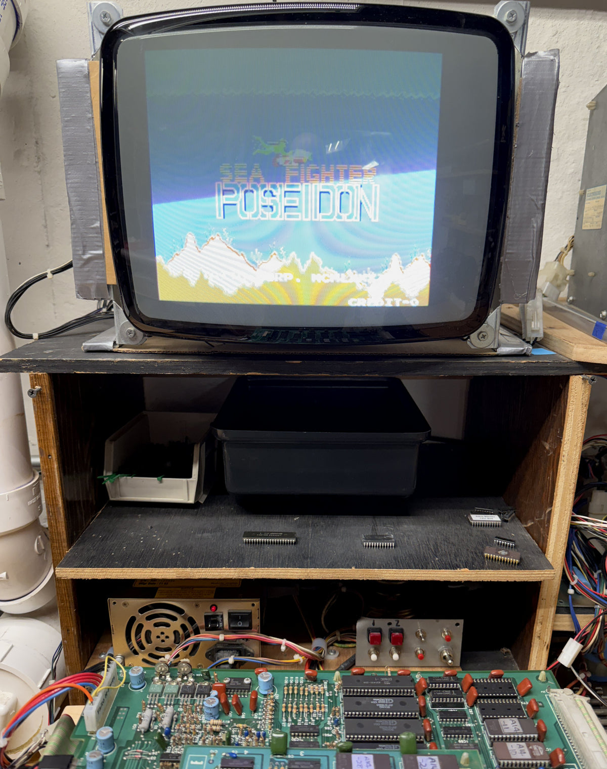 Sea Fighter Poseidon Circuit Board, Working