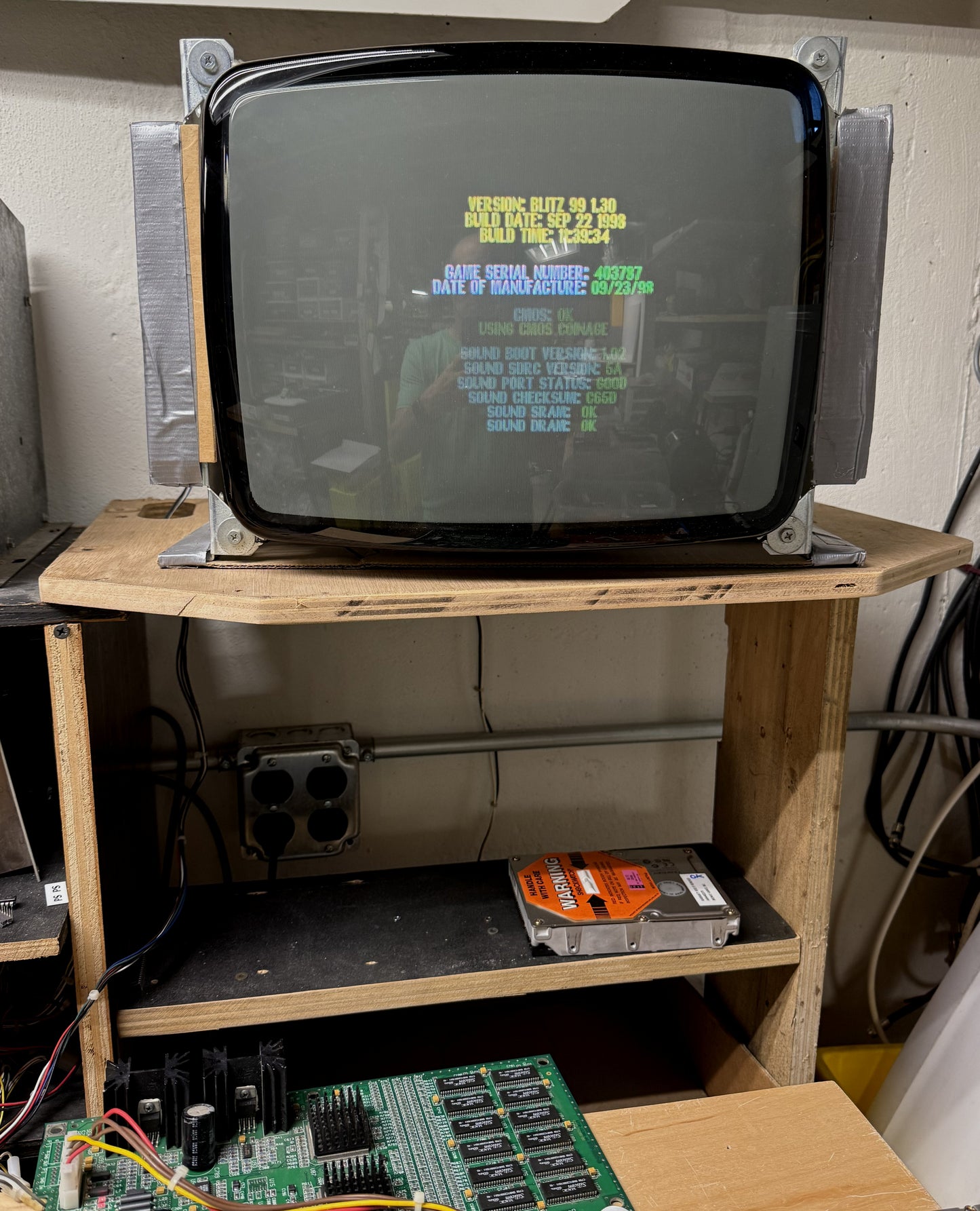 NFL Blitz '99 Jamma Circuit Board, Working (No Hard Drive)