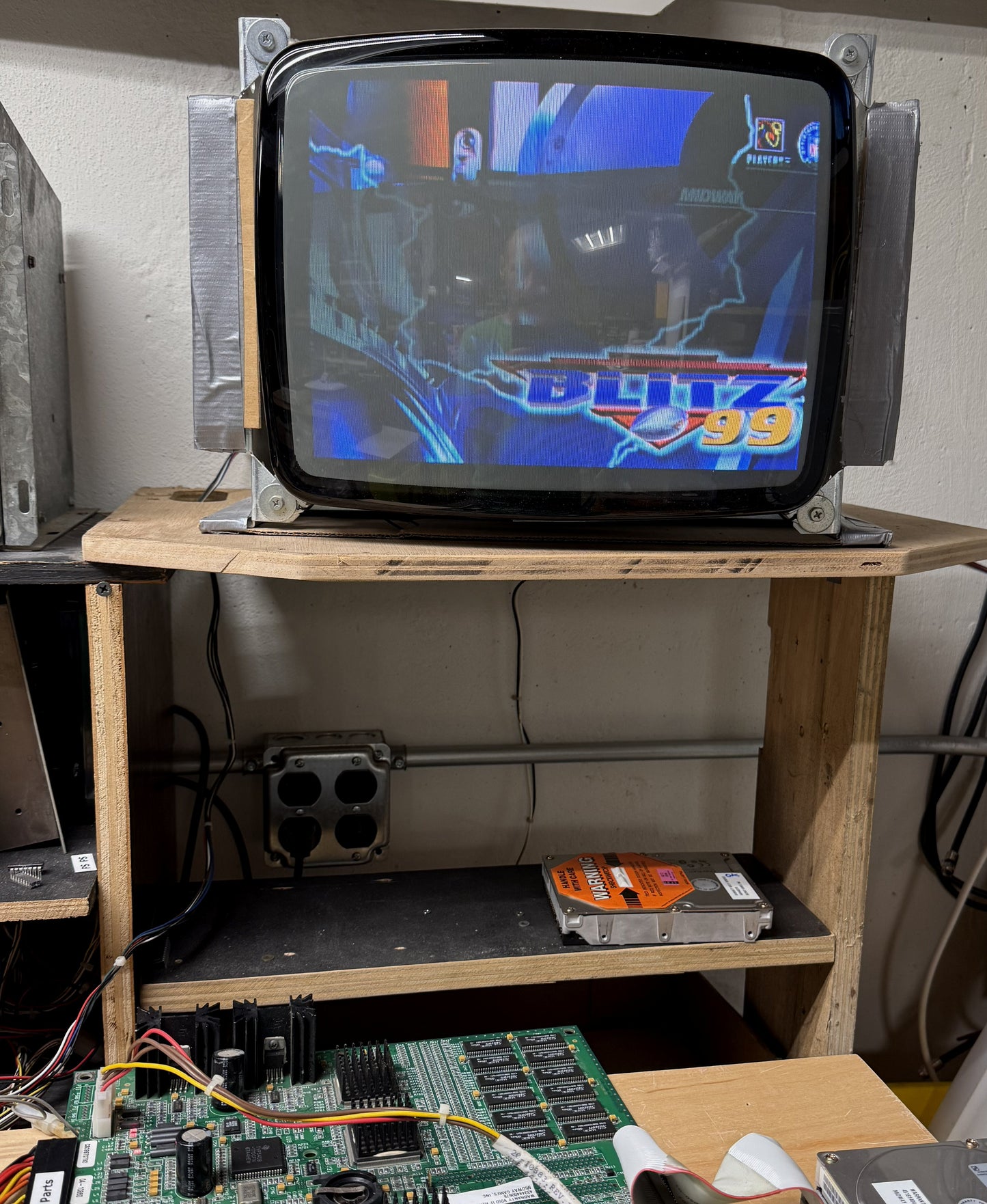 NFL Blitz '99 Jamma Circuit Board, Working (No Hard Drive)