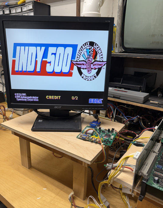 Indy 500 (Sega Model 2B) Circuit Board, Works
