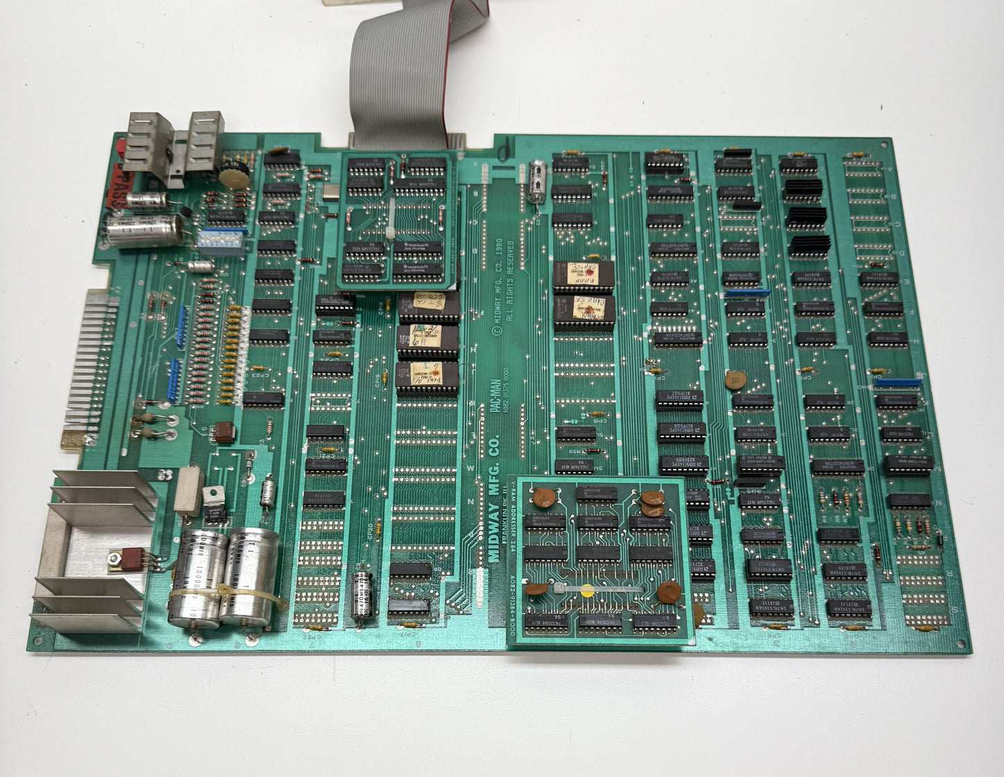 Pac-Man Plus Circuit Board, Working