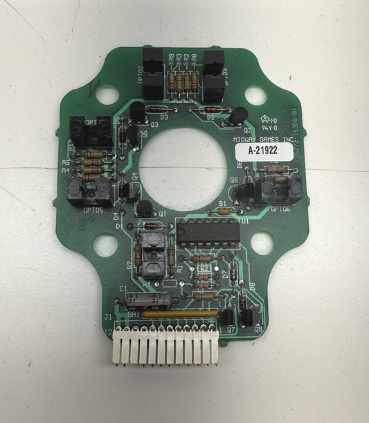 Midway 49-Way Black Optical Joystick Board, Works