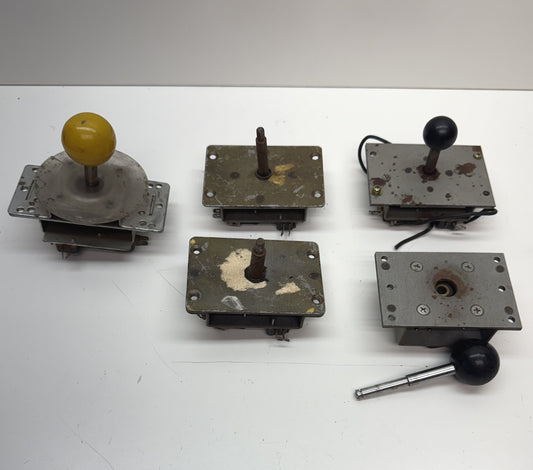 Older Metal Microswitch Joystick Parts Lot