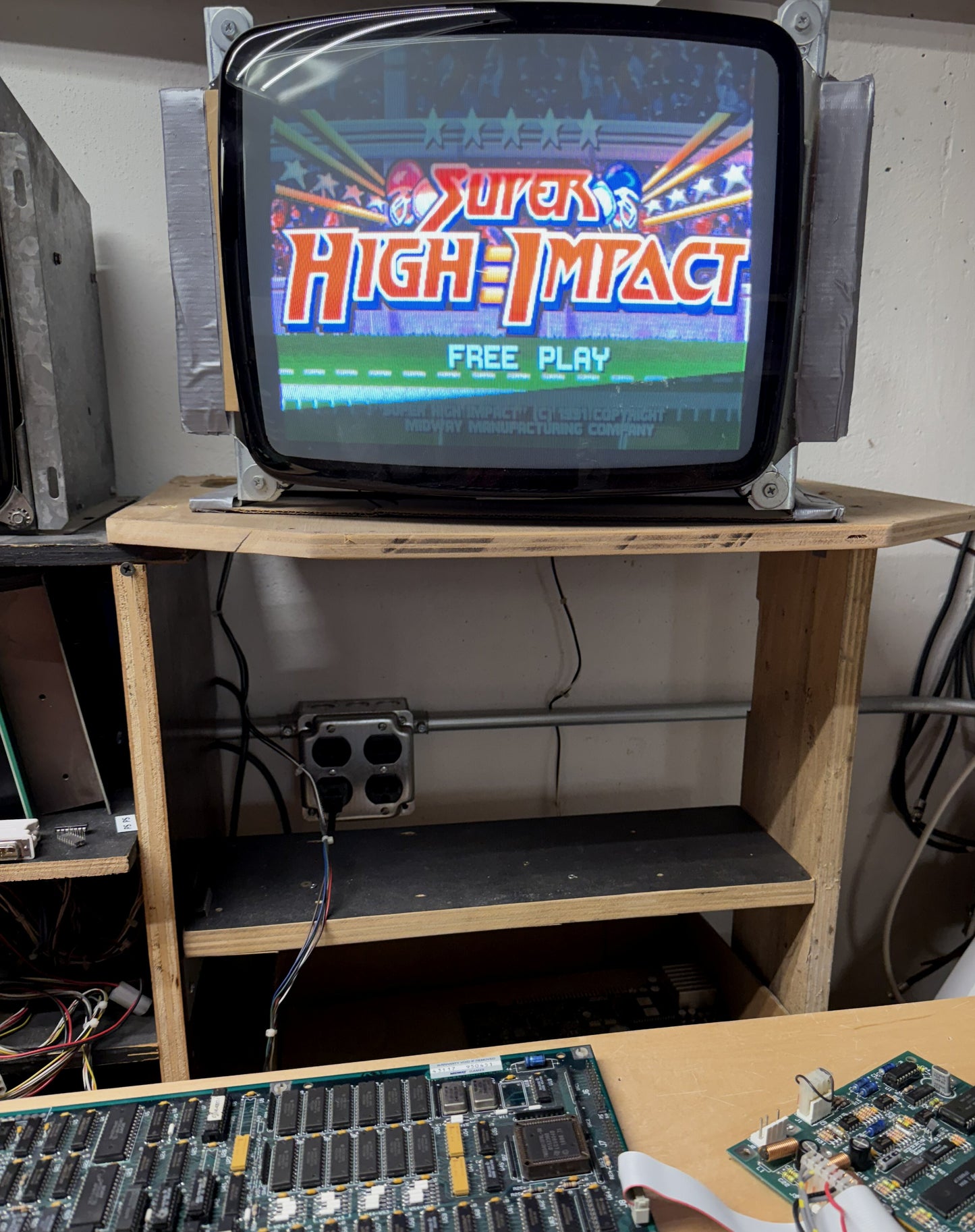 Super High Impact Football Jamma Circuit Board