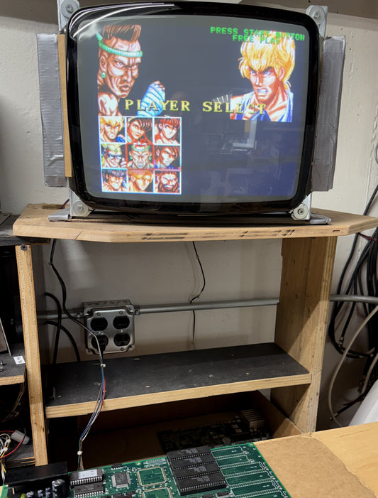 Fighter's History Jamma Circuit Board, Working