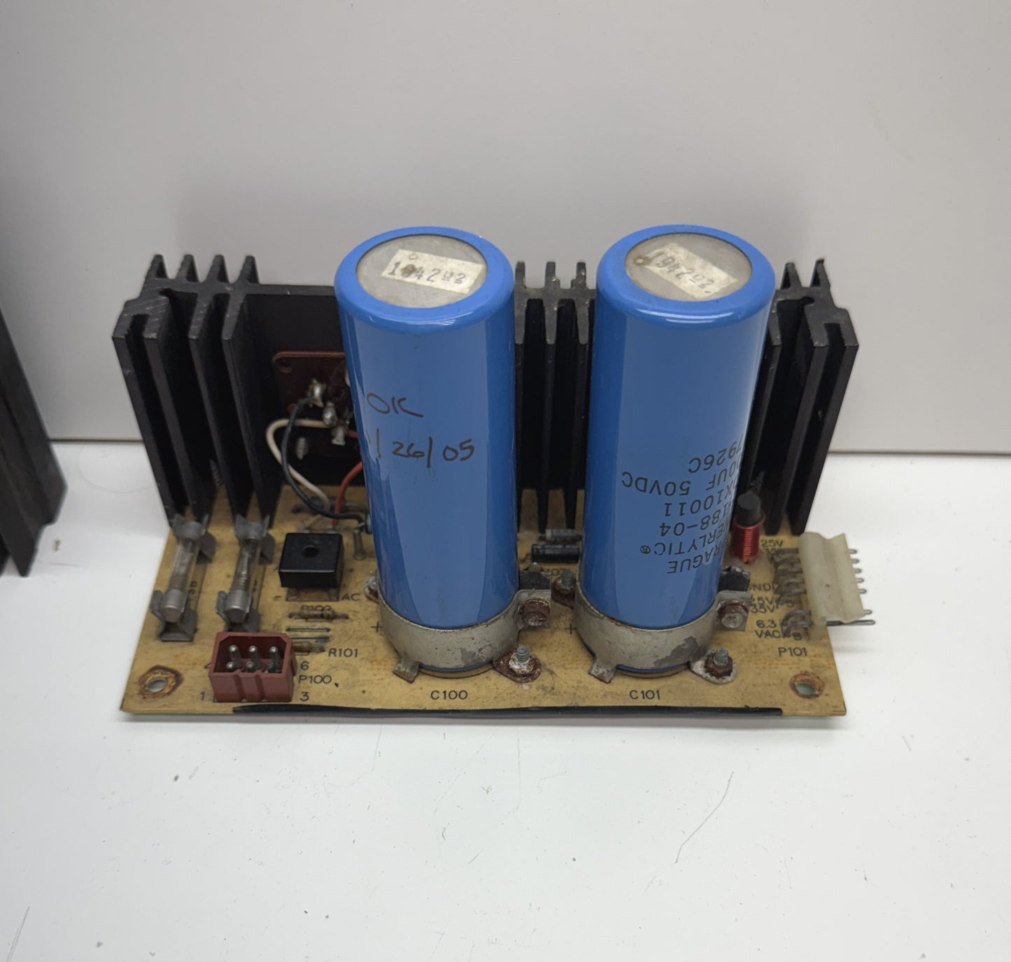 Electrohome GO5-801 Power Supply and Deflection Board Heat Sink