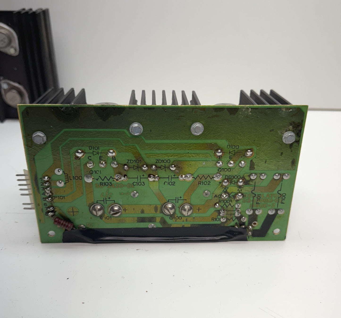 Electrohome GO5-801 Power Supply and Deflection Board Heat Sink