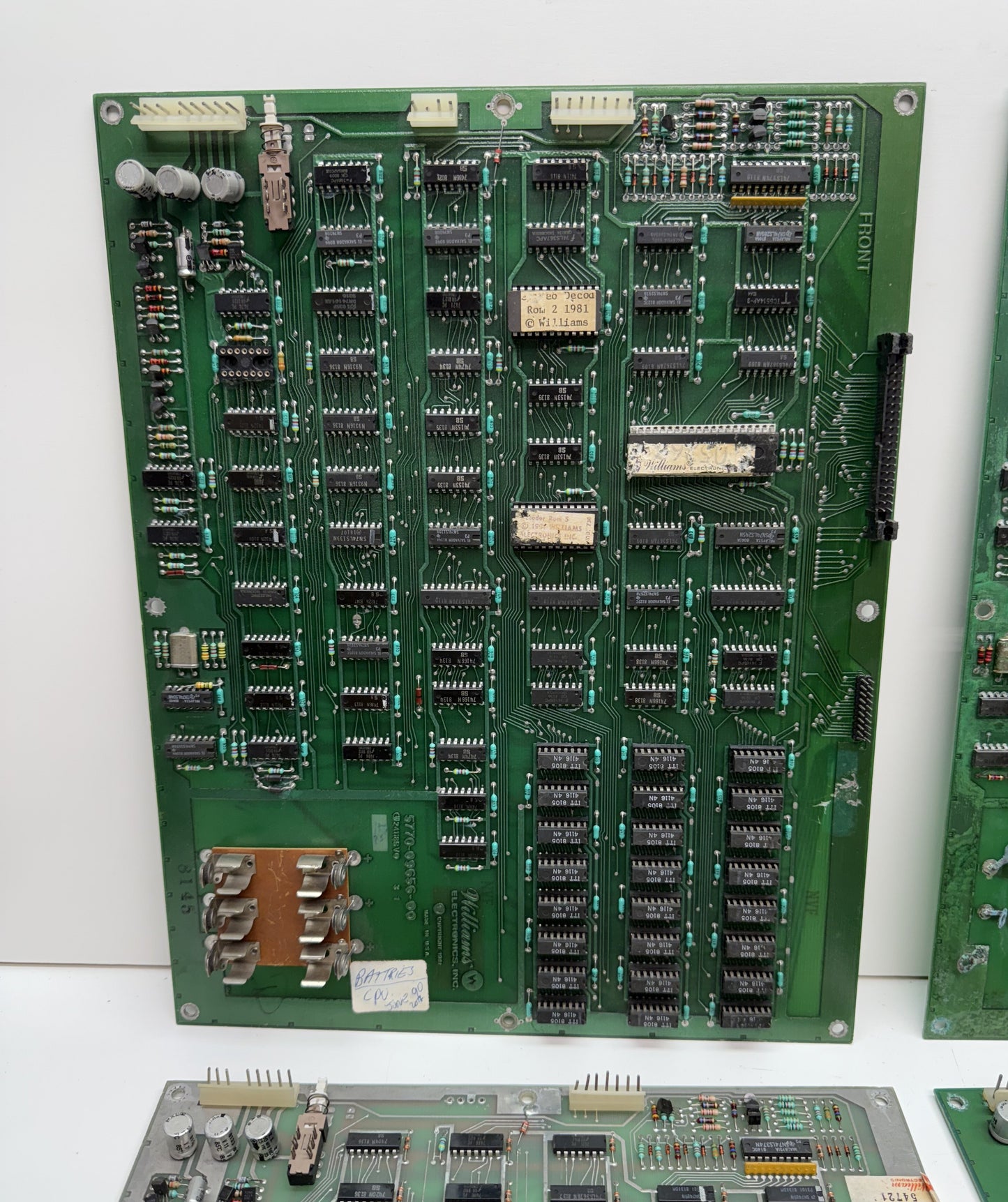 Williams Defender / Stargate CPU Board x 4 for Repair