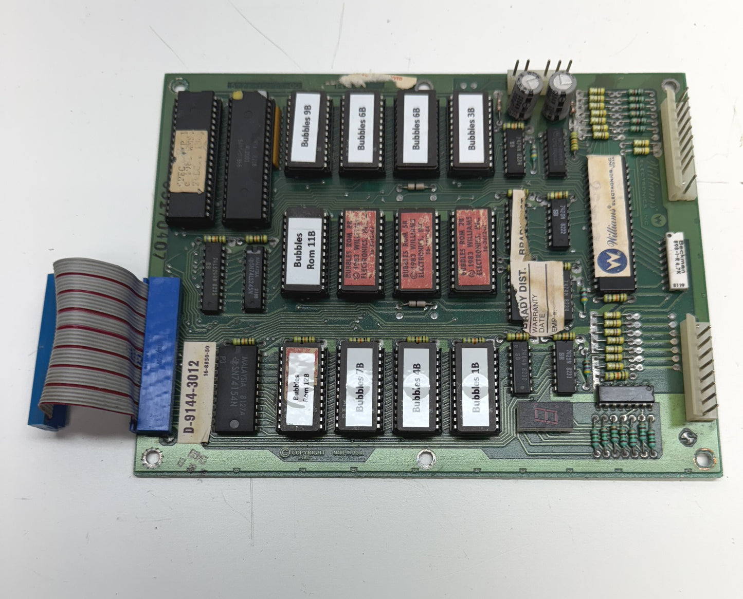 Bubbles Rom Board, Working