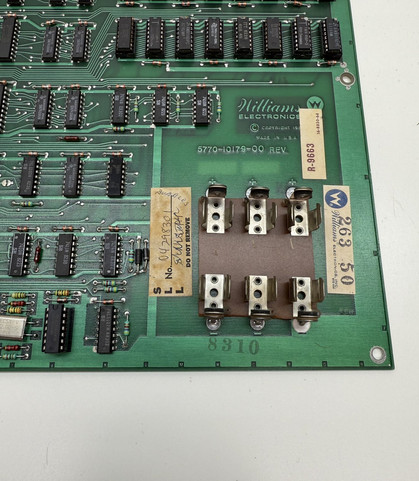 Bubbles CPU Board, Works