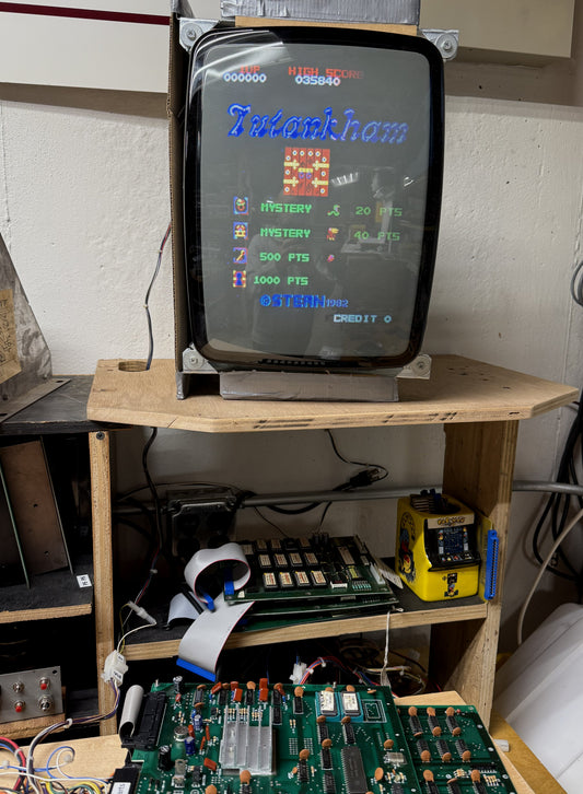 Tutankham Circuit Board, Working