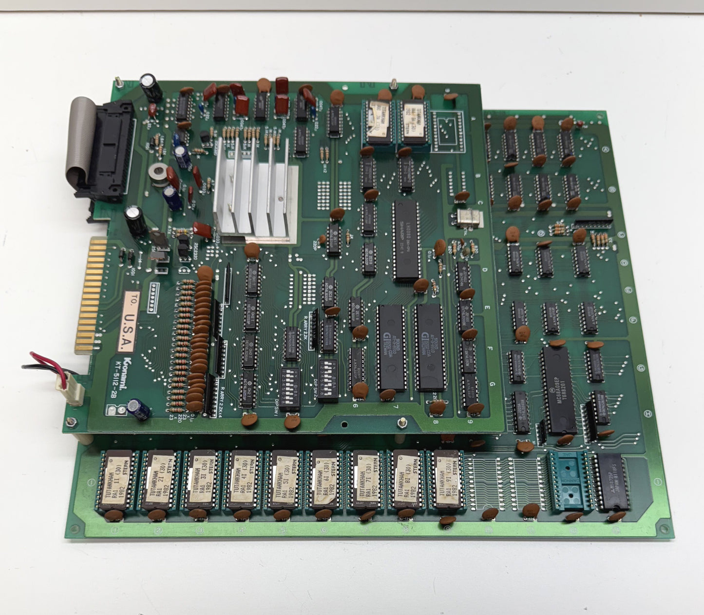 Tutankham Circuit Board, Working