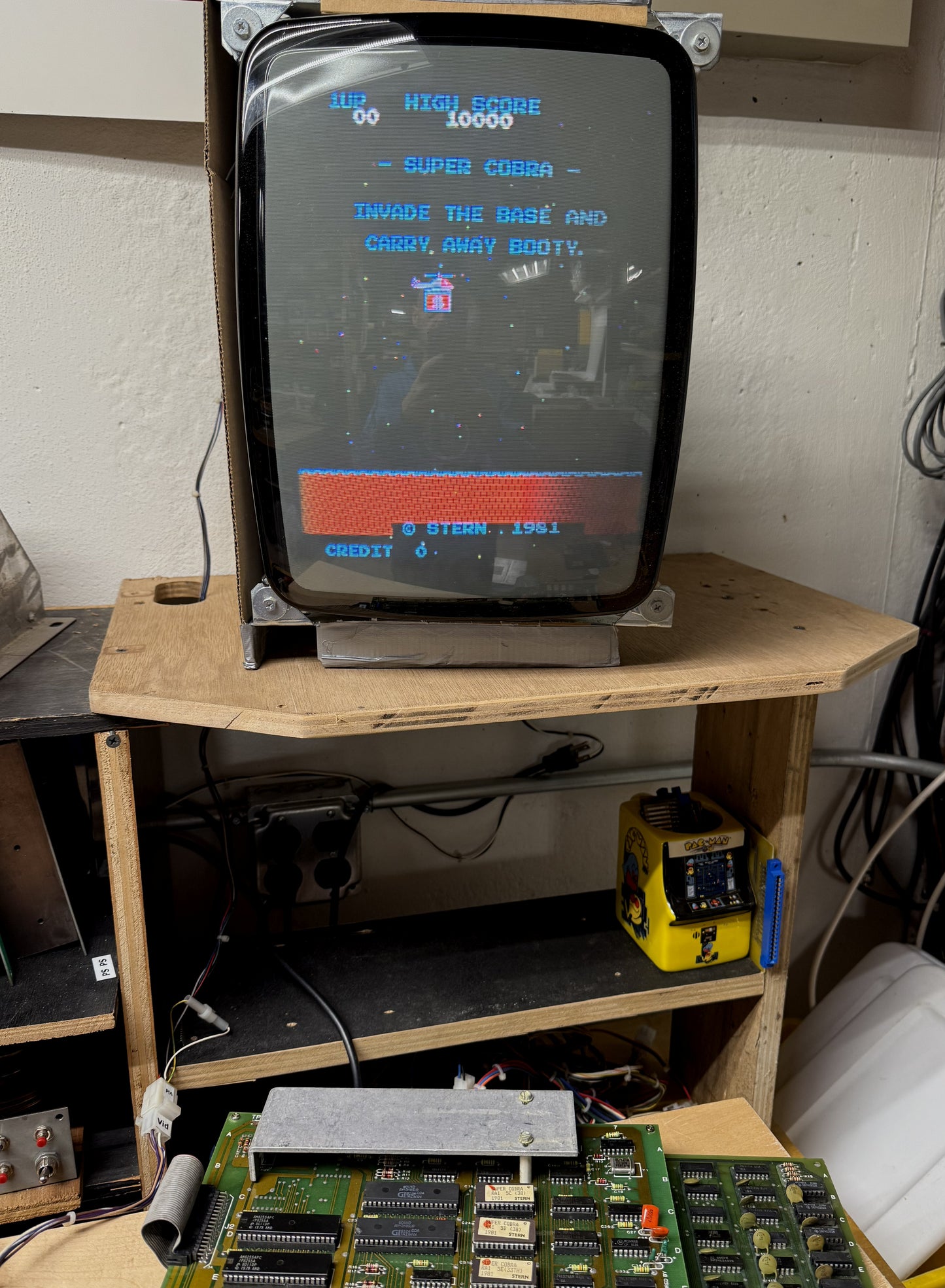 Super Cobra Arcade Board, Works