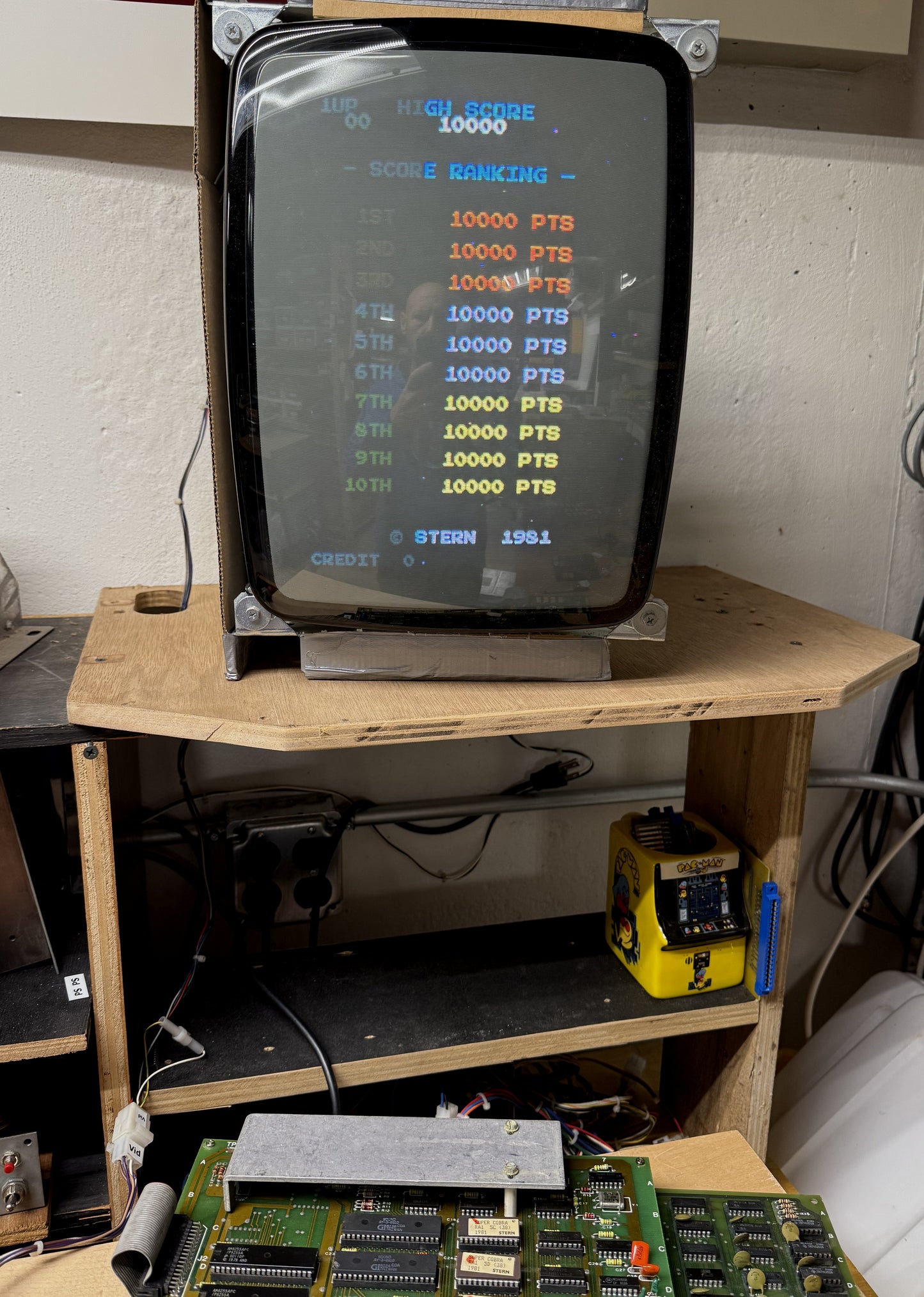 Super Cobra Arcade Board, Works