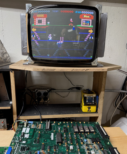Popeye Arcade Circuit Boardset, Working