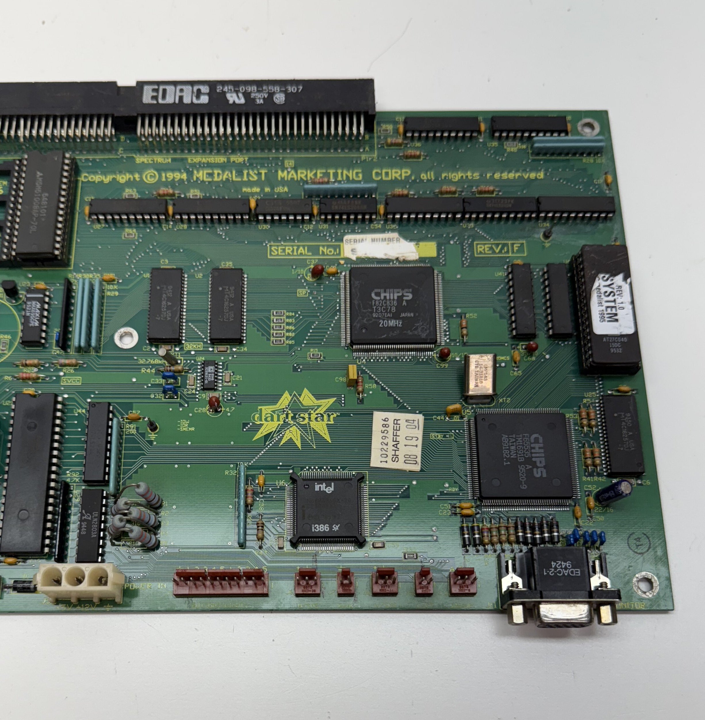 Dart Star Spectrum Dart Machine PCB – QuarterArcade.com