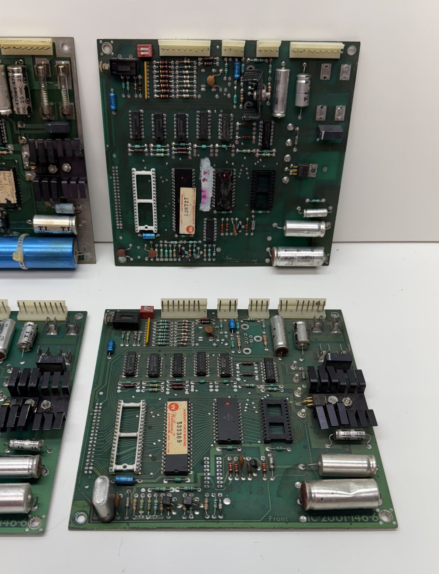 Williams Defender, Joust, Sound Board Lot x 6 for Parts / Repair