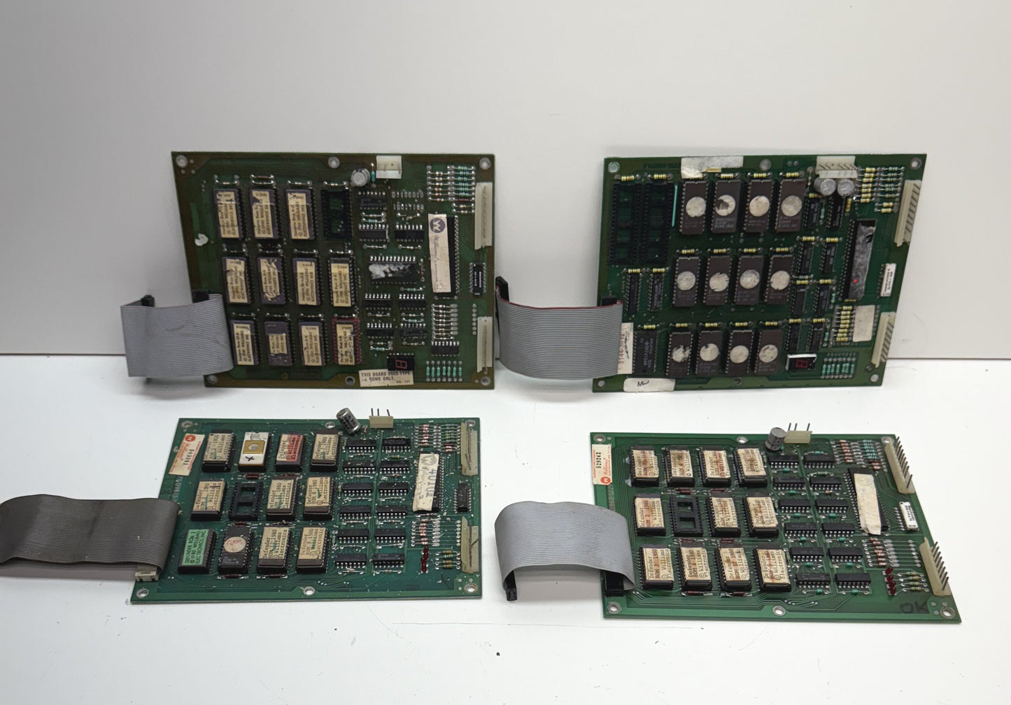 Williams Defender / Stargate Rom Board x 4 for Parts/Repair