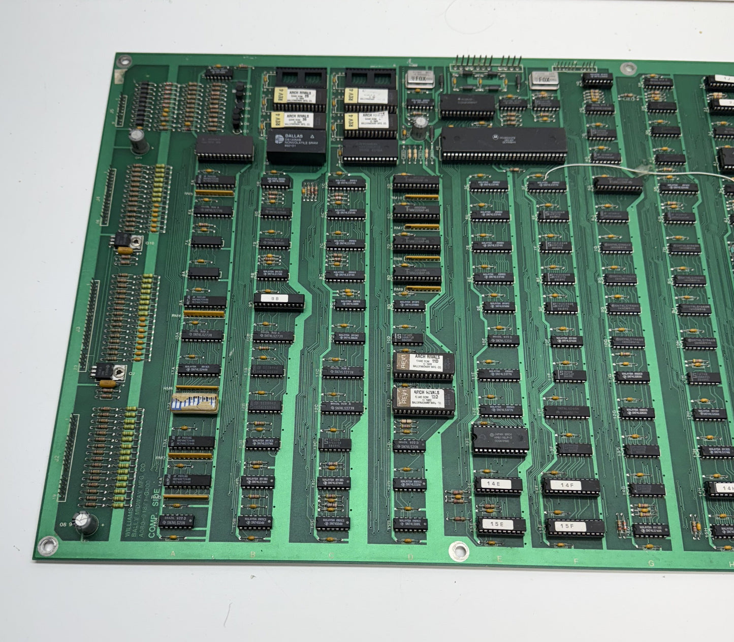 Arch Rivals CPU Board, Not Working