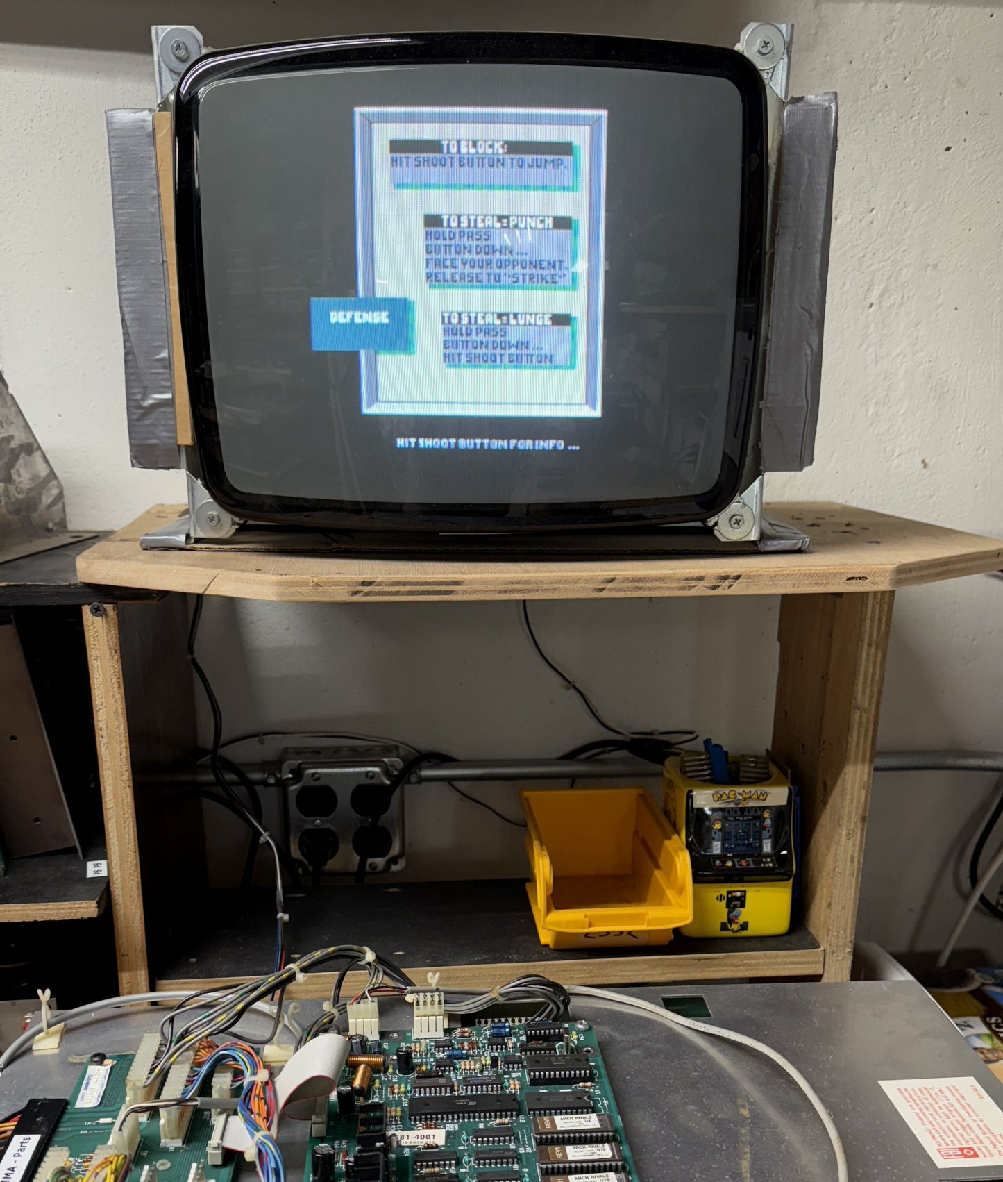 Arch Rivals Circuit Boardset, Sound Issues