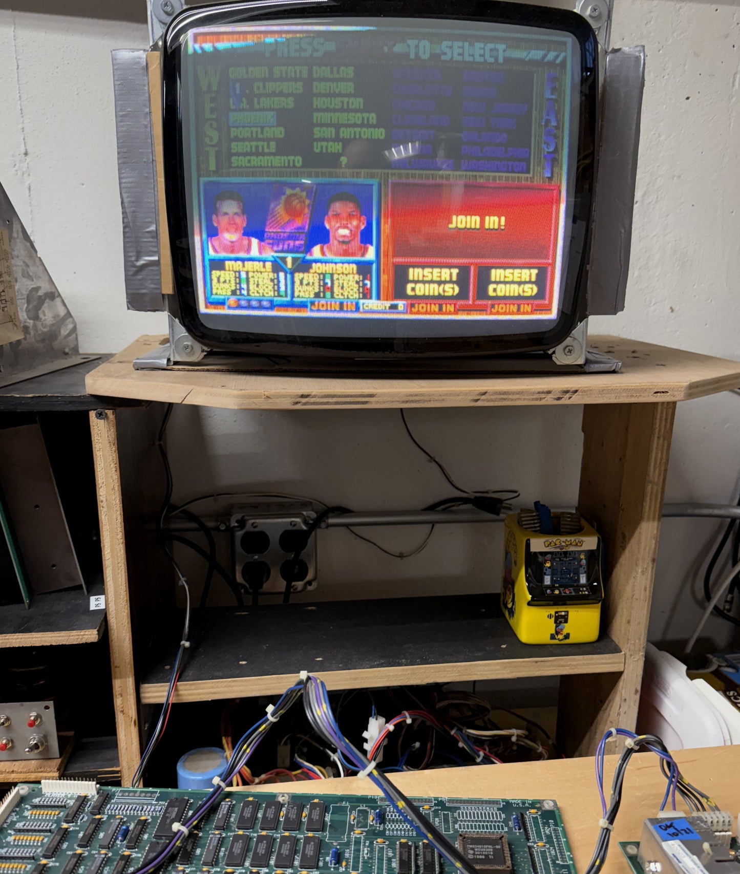 NBA Jam Tournament Edition Circuit Board, Works