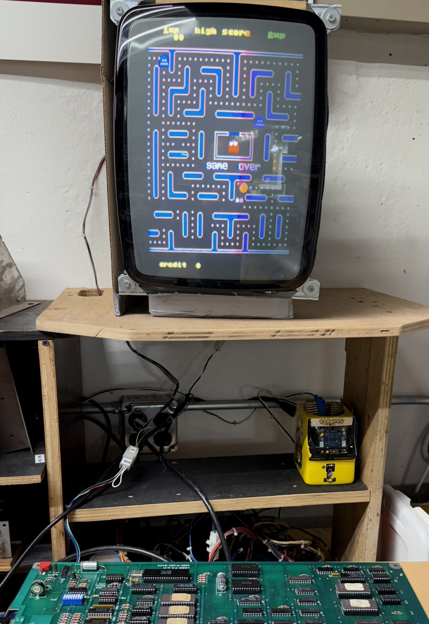 Jr. Pac-Man Board (AC Field Kit version)