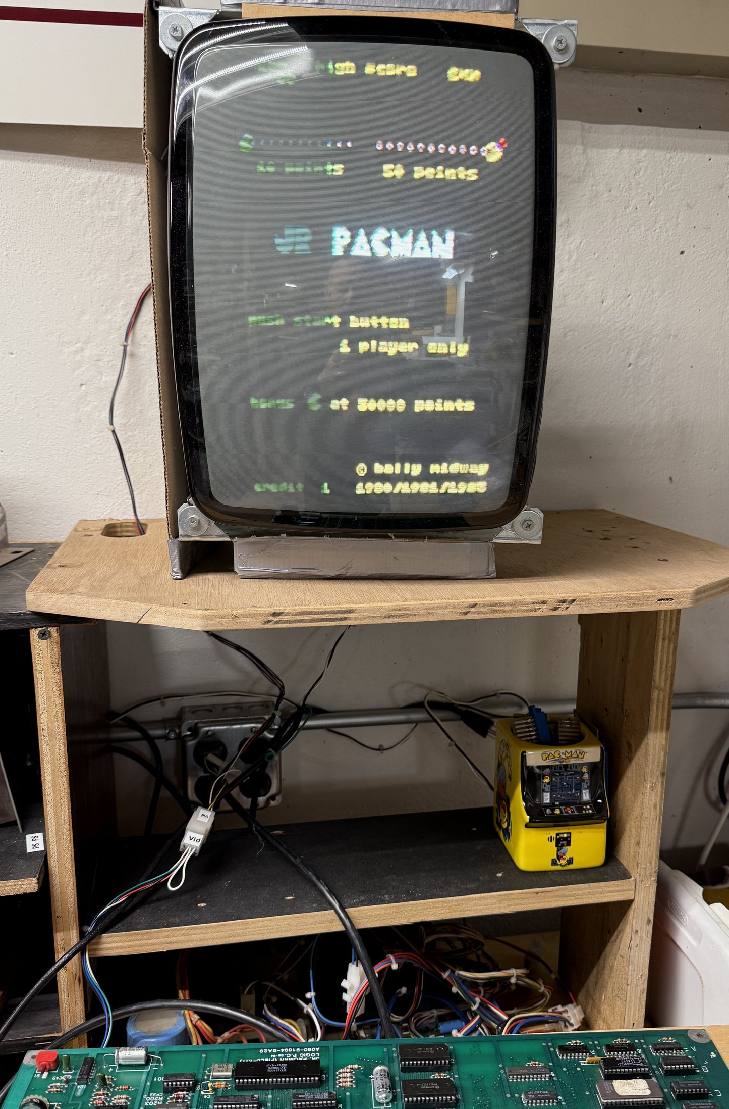 Jr. Pac-Man Board (AC Field Kit version)