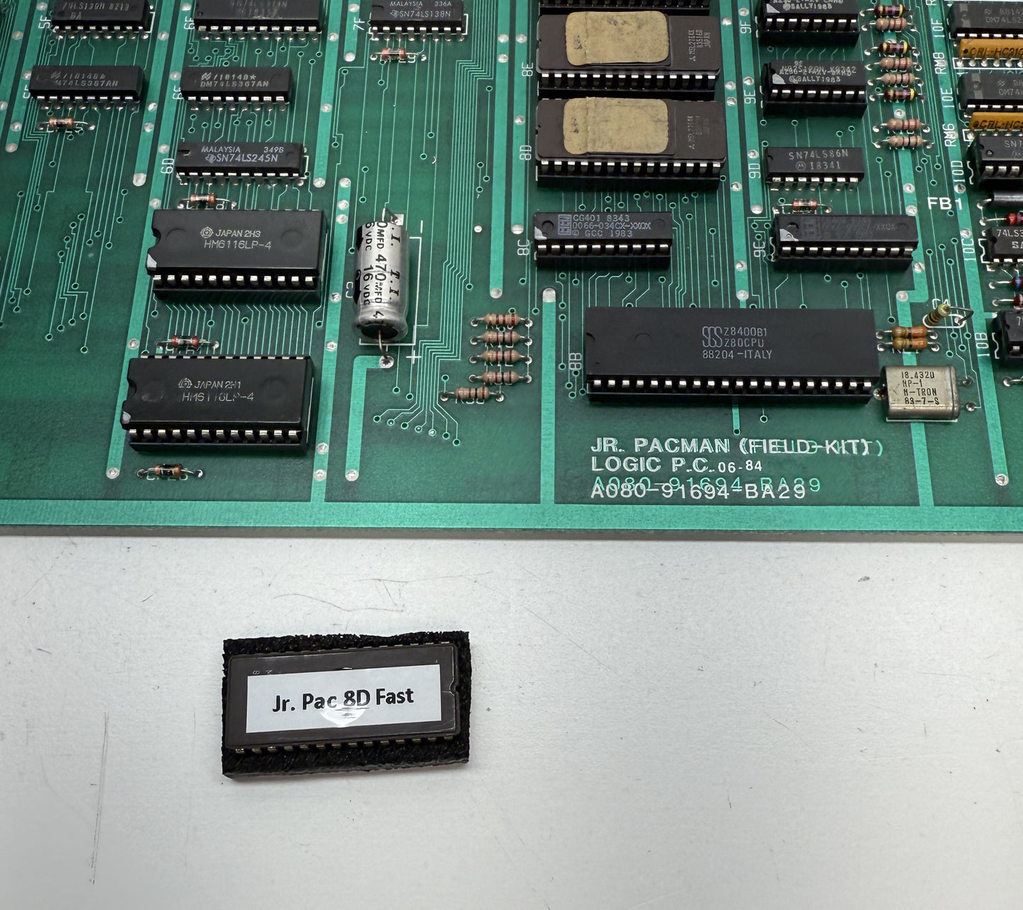 Jr. Pac-Man Board (AC Field Kit version)