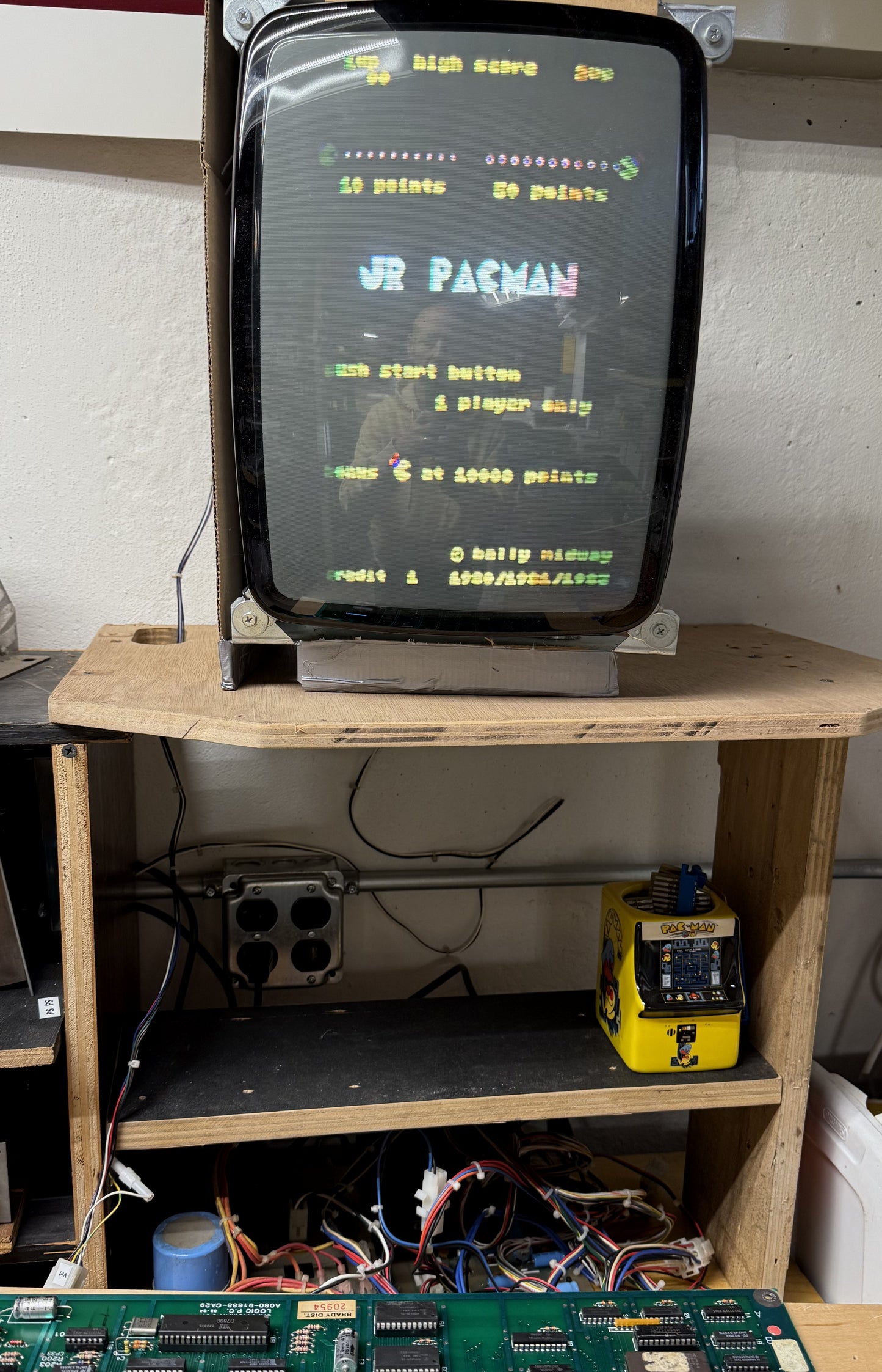 Jr. Pac-Man Circuit Board (DC version)