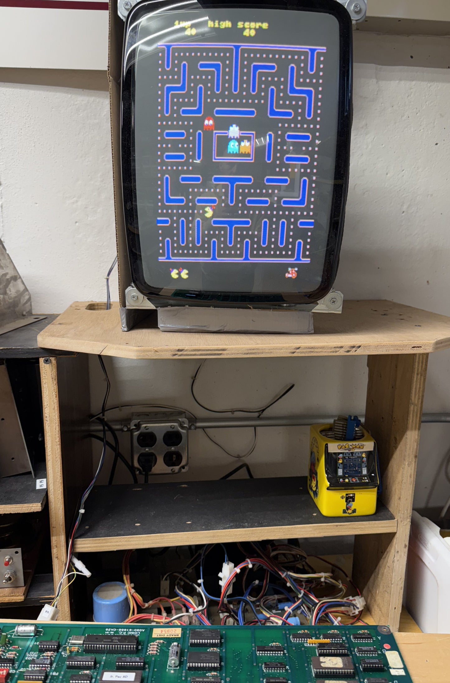 Jr. Pac-Man Circuit Board (DC version)