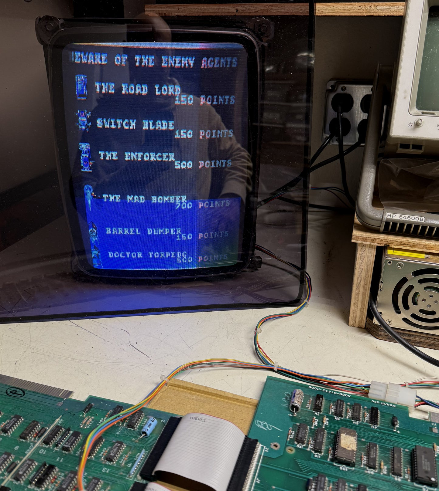 Spy Hunter Circuit Boardset, Working