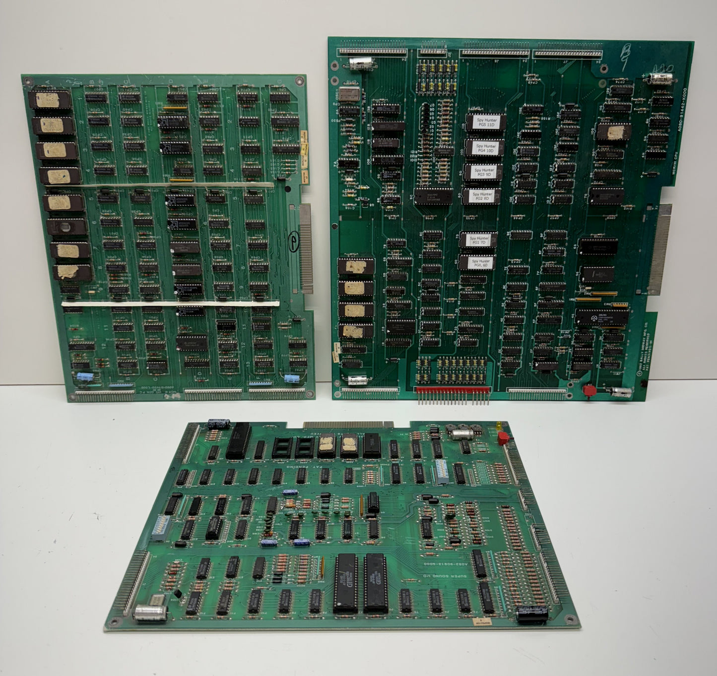 Spy Hunter Circuit Boardset, Working