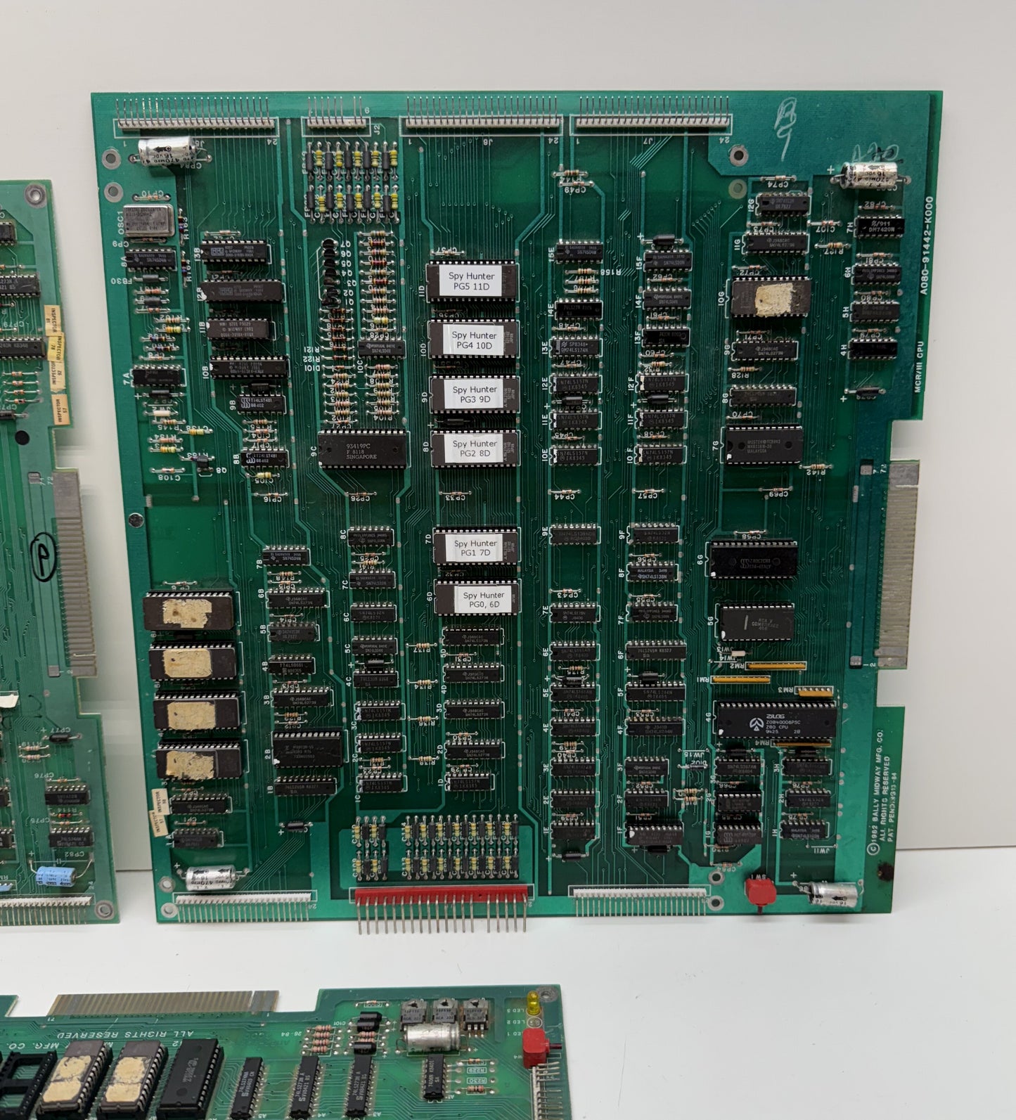 Spy Hunter Circuit Boardset, Working