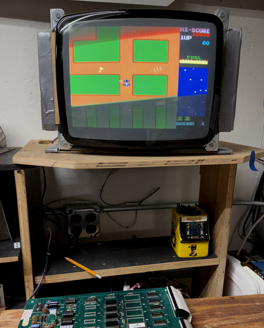 Rally-X Circuit Board, Works