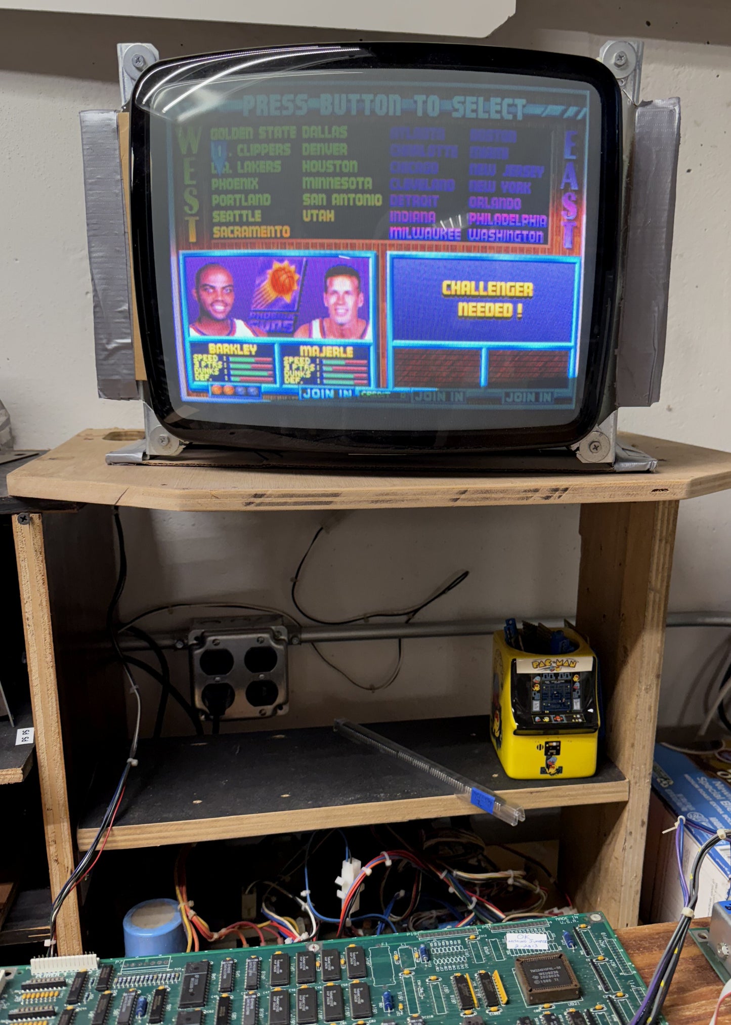 NBA Jam Jamma Circuit Board, Works