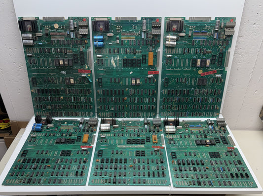 Pac-Man Circuit Board Fixer Upper Lot x 6