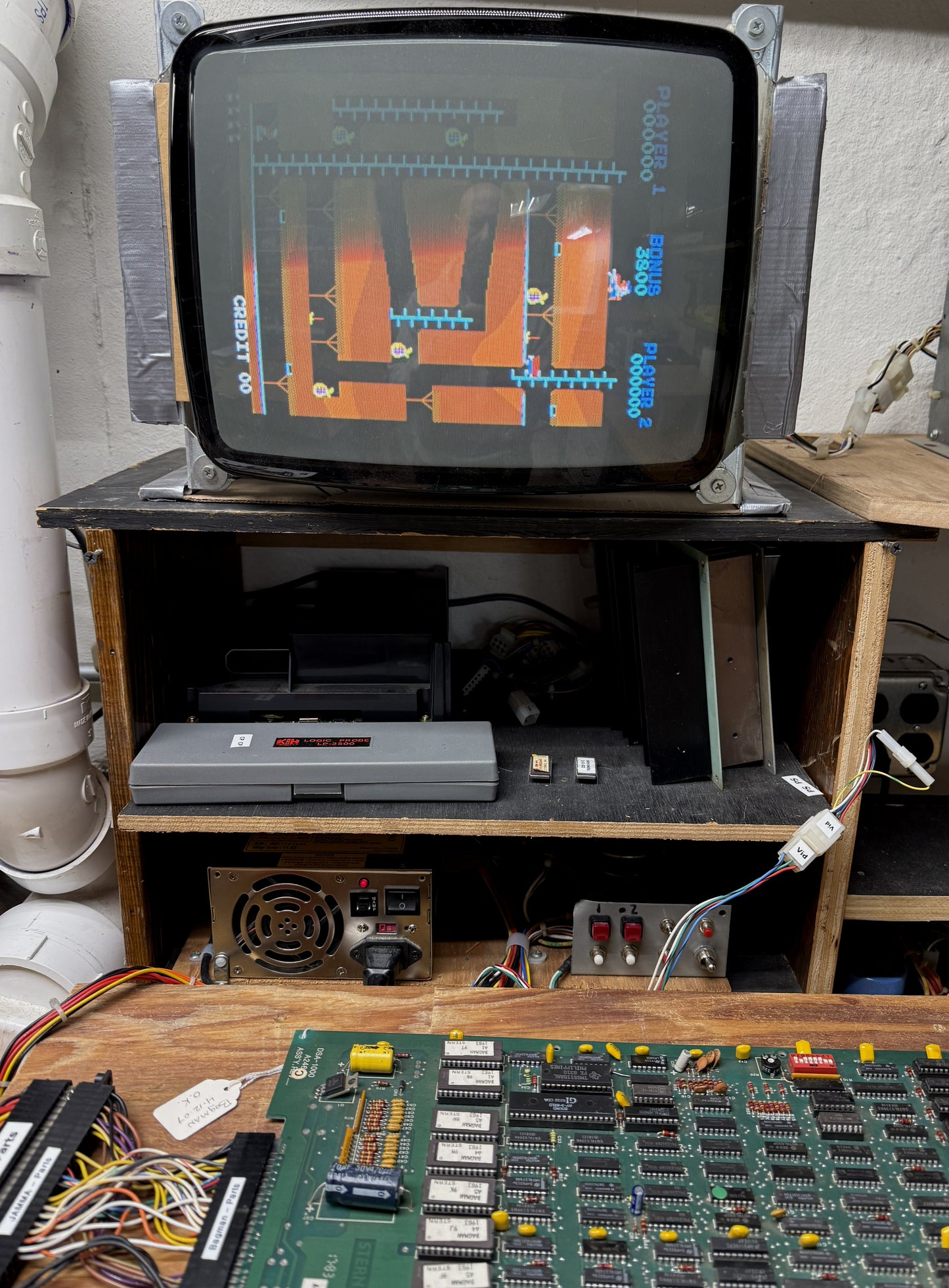 Stern Bagman Circuit Board, Works