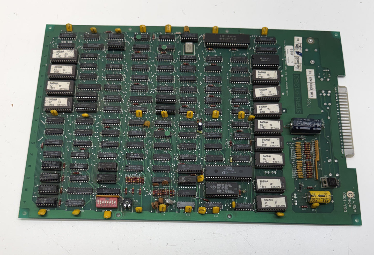Stern Bagman Circuit Board, Works