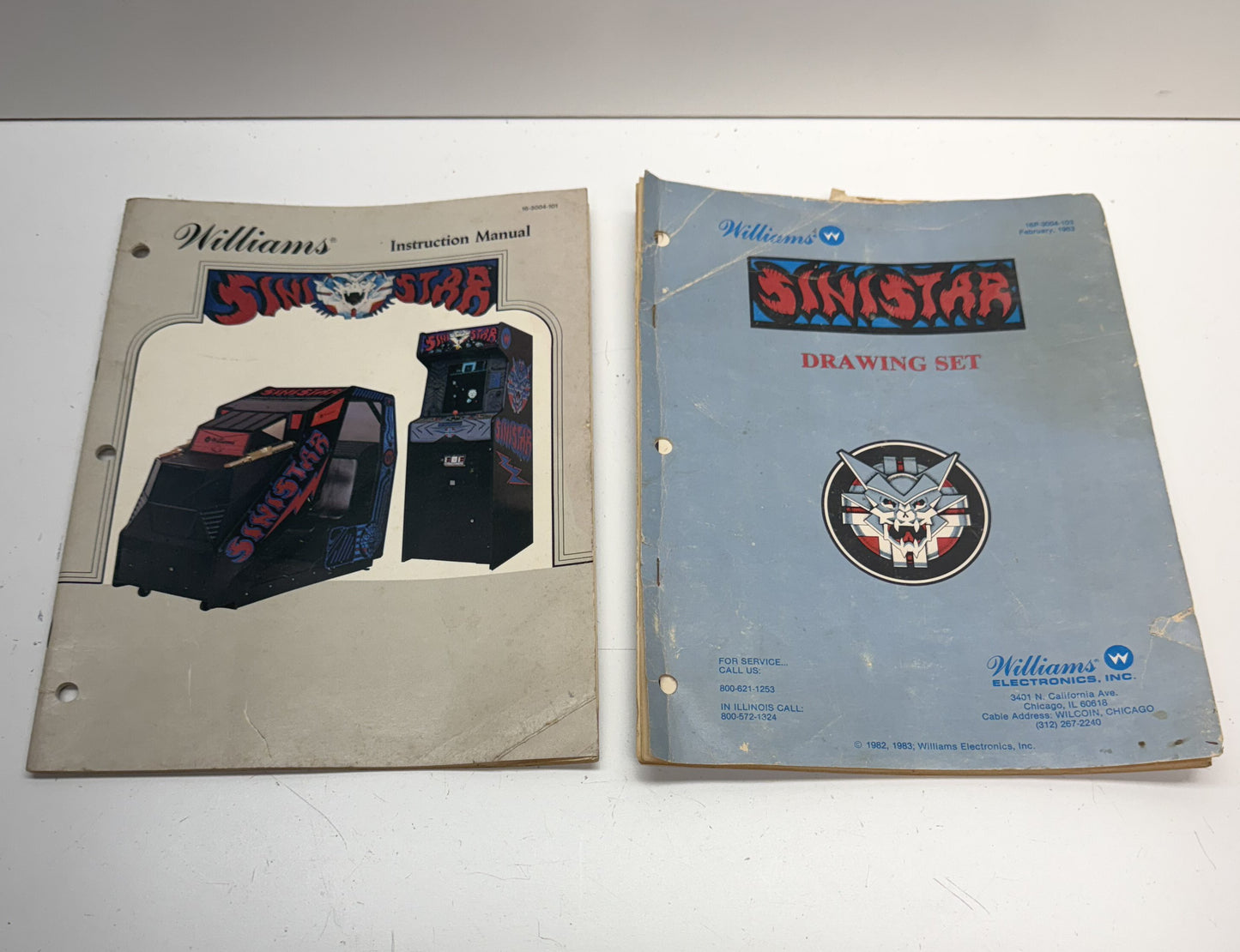 Sinistar Manual and Drawing Set