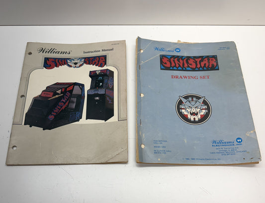 Sinistar Manual and Drawing Set