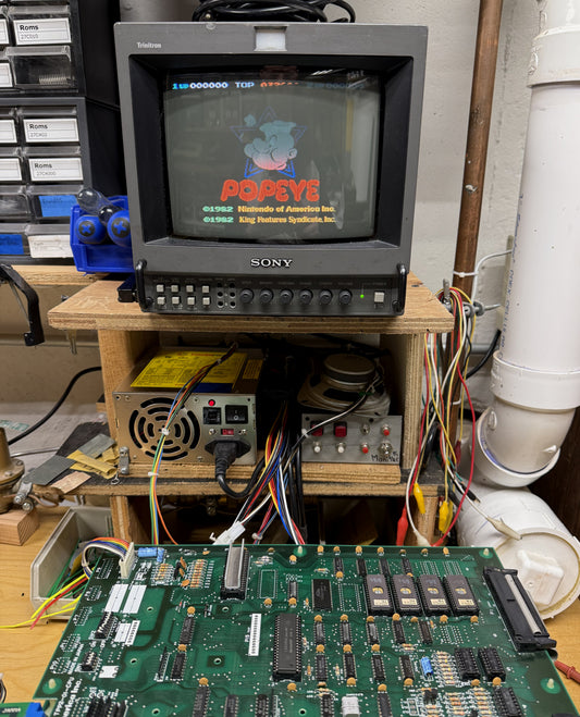Popeye Arcade Circuit Boardset, Working