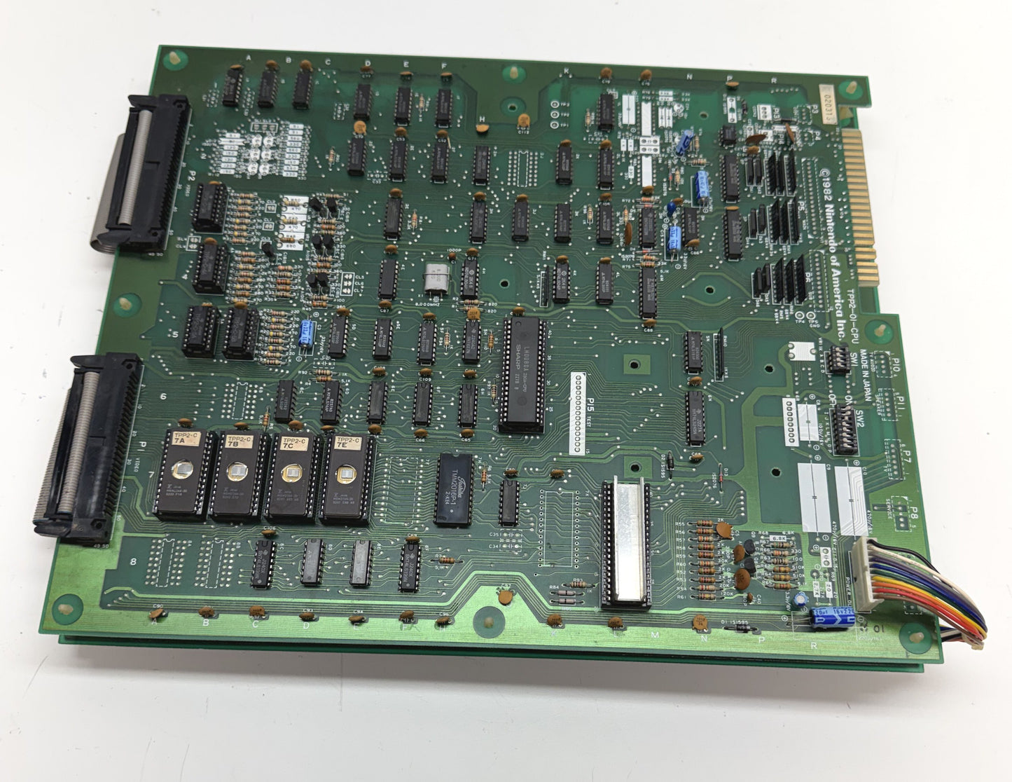 Popeye Arcade Circuit Boardset, Working