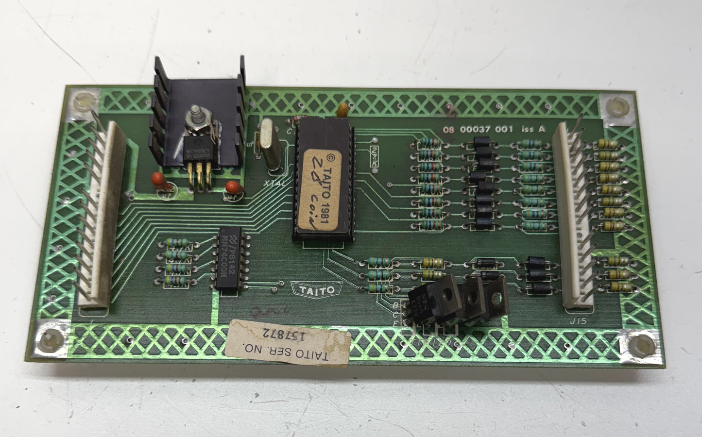 Zoo Keeper Coin Processor Circuit Board, Clean, Untested