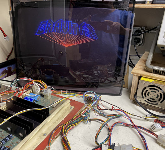 Gravitar Arcade PCB, Working