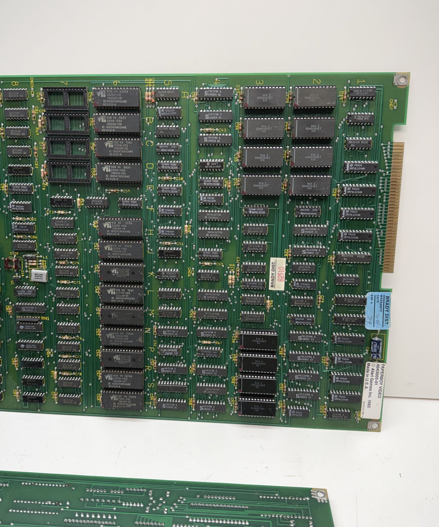 Paperboy CPU & Video Board for Repair, CPU Board Works?