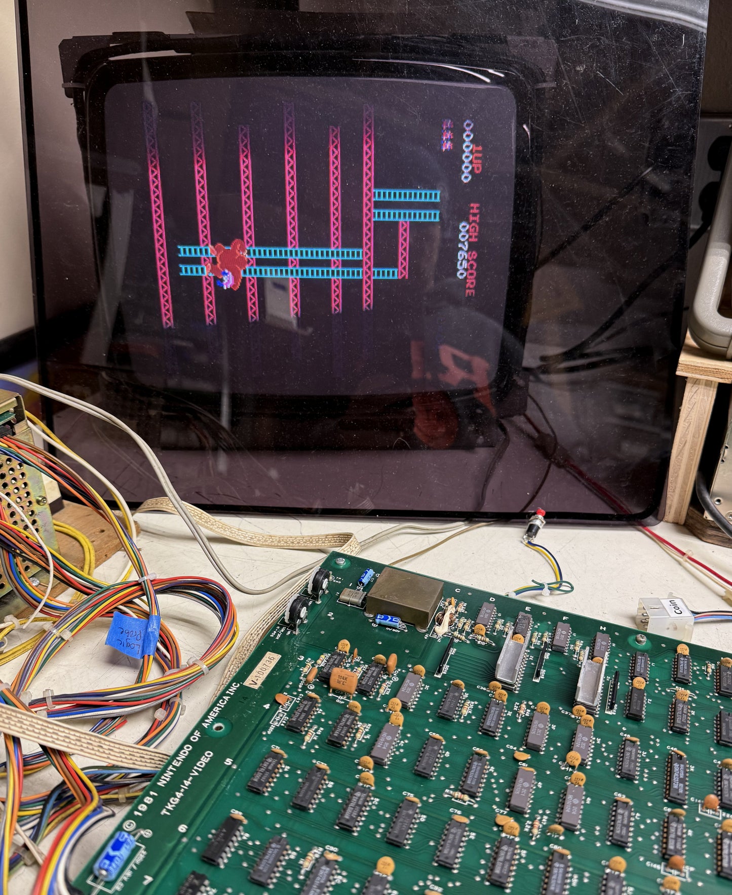 Donkey Kong Circuit Board, Works