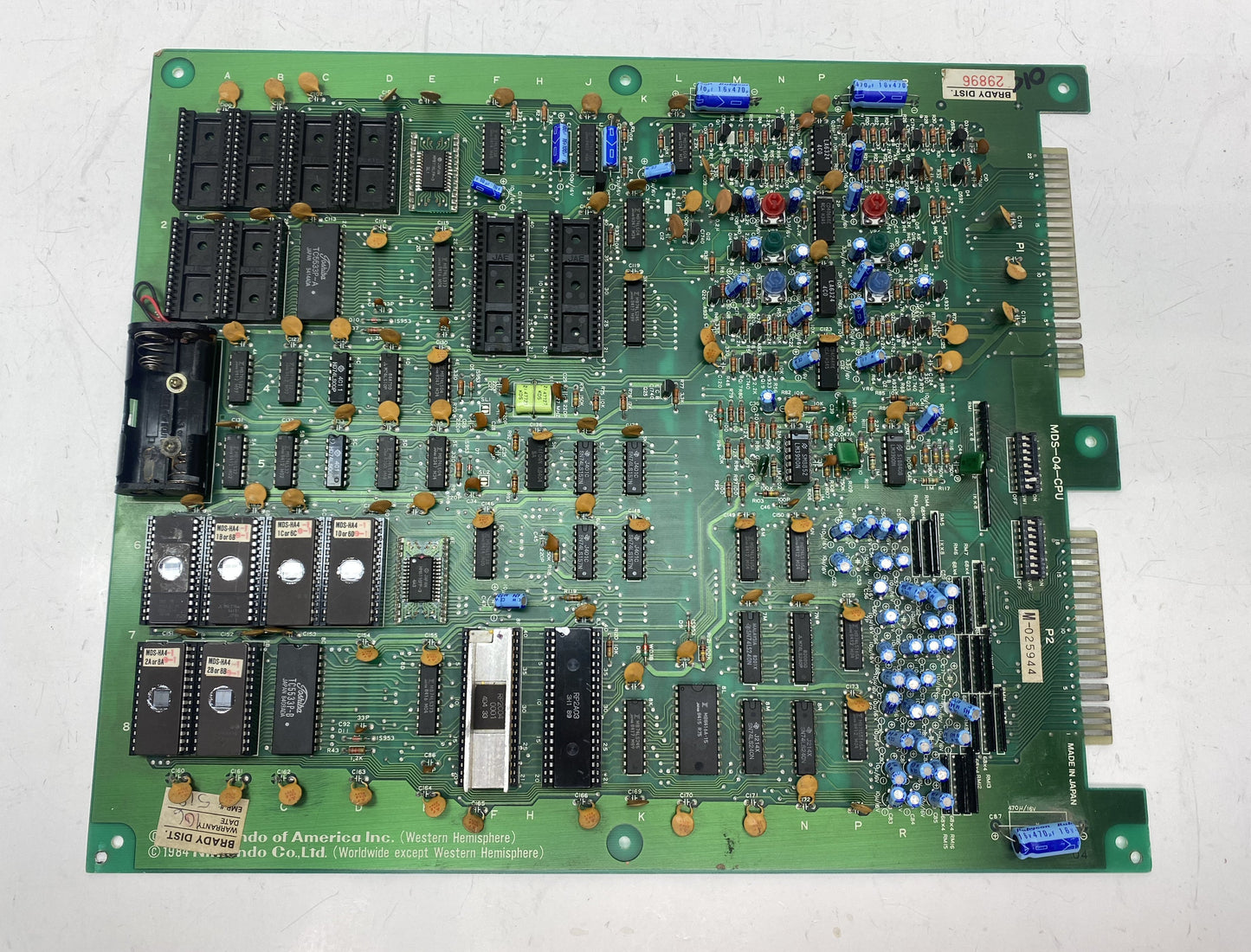 Vs. / Unisystem Hogan's Alley Circuit Board, Works