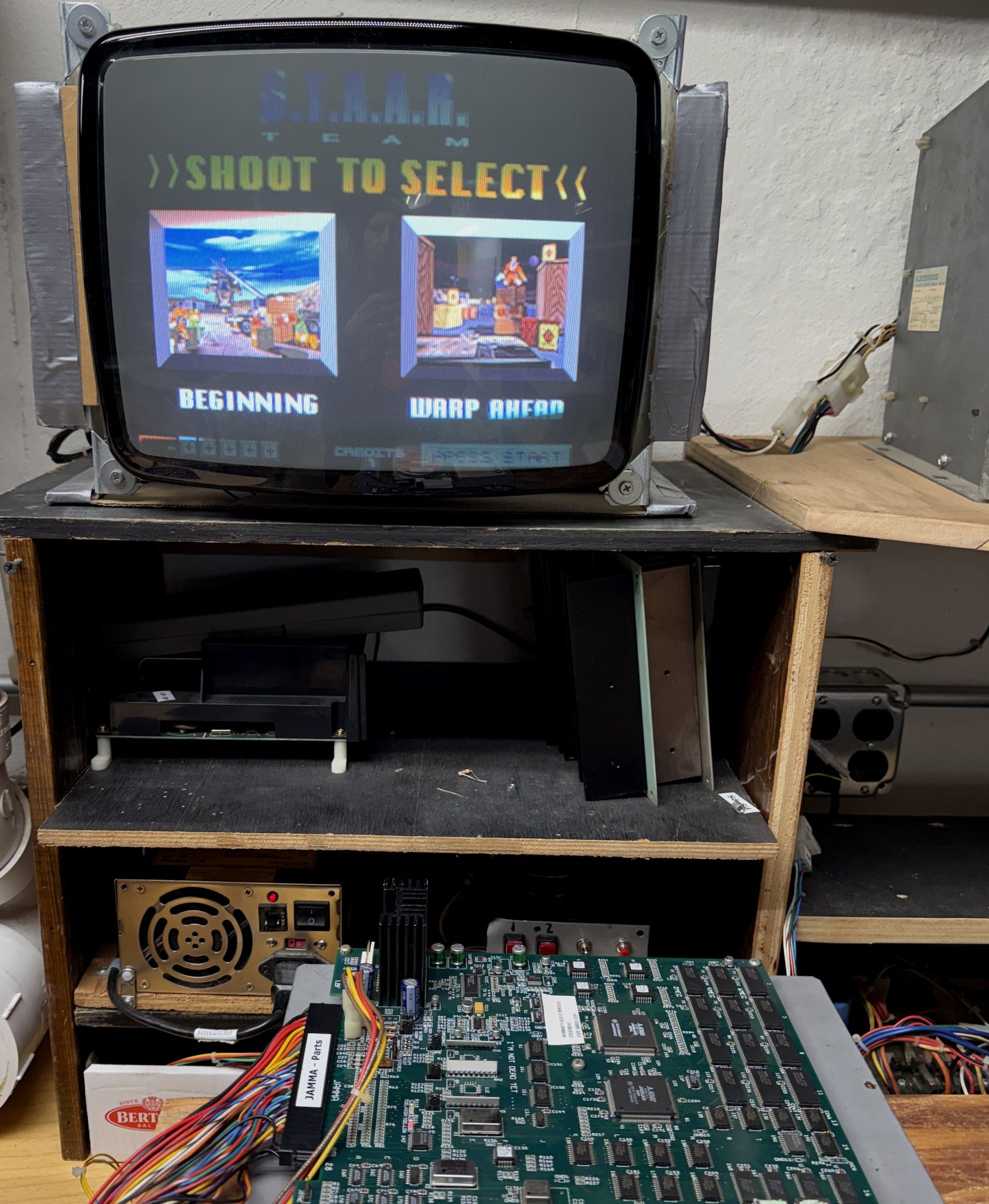 Area 51 Jamma Circuit Board, Working