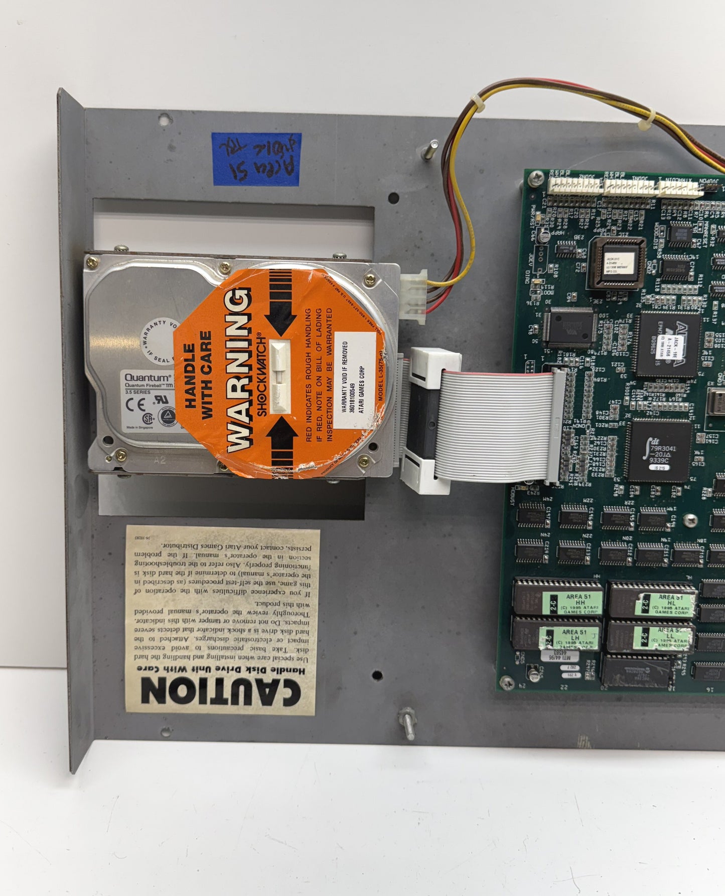Area 51 Jamma Circuit Board, Working