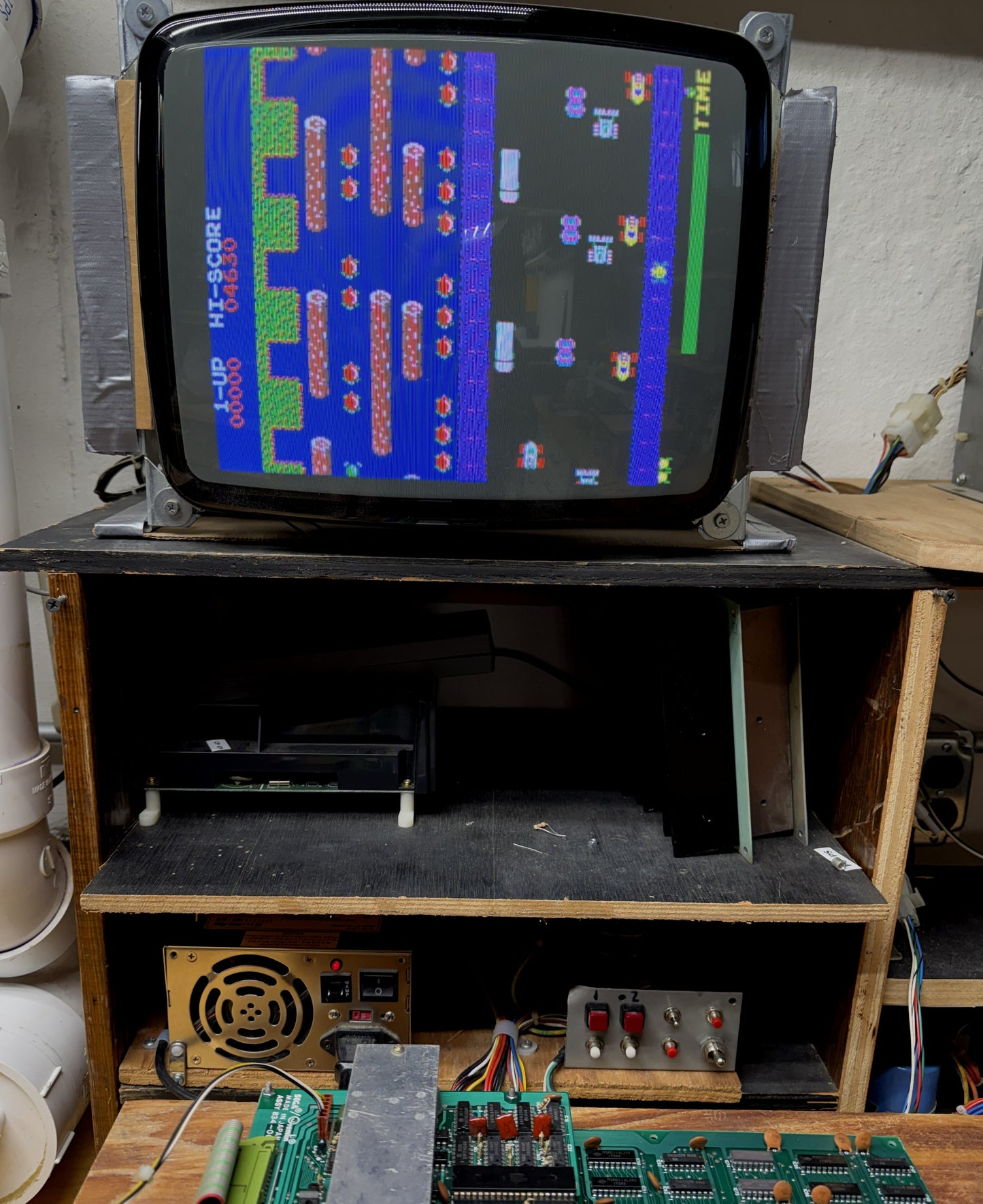 Frogger Circuit Board, Works